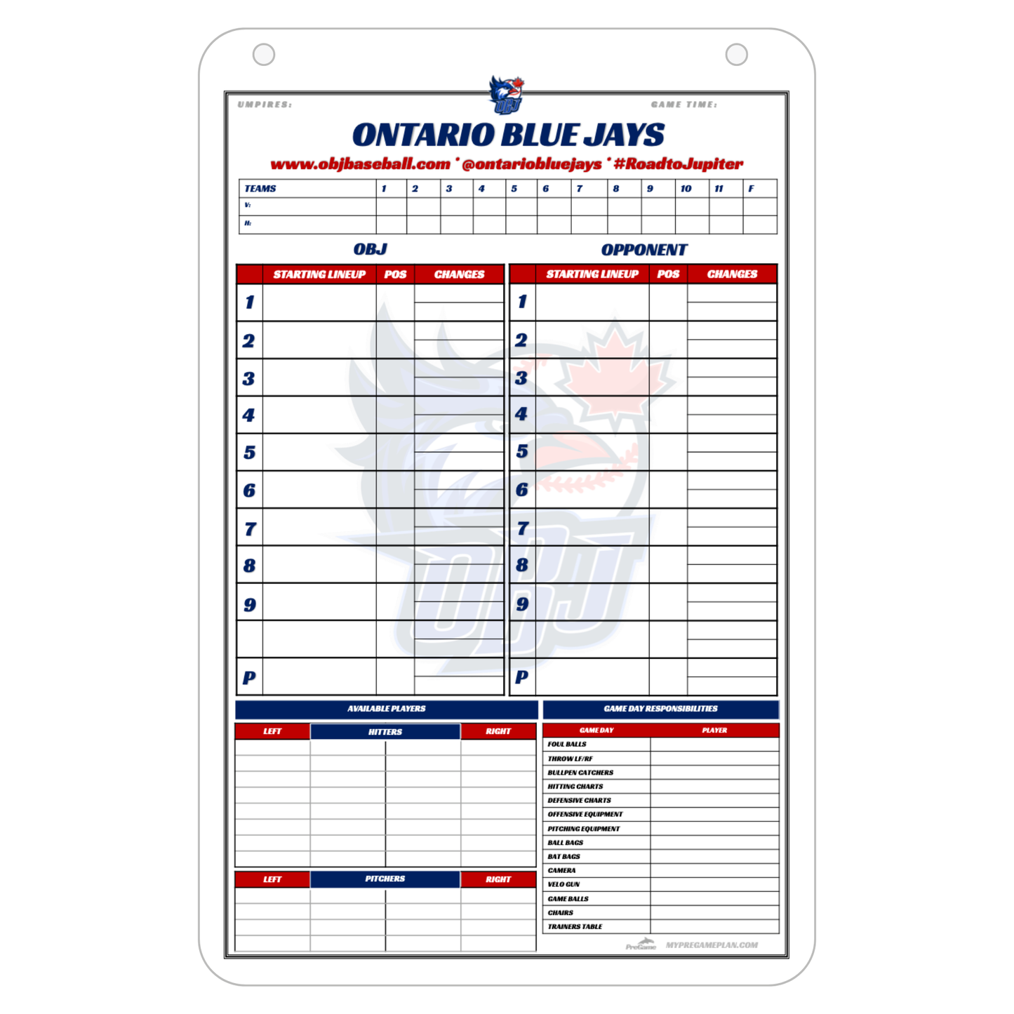 Baseball/Softball - Coaching Boards